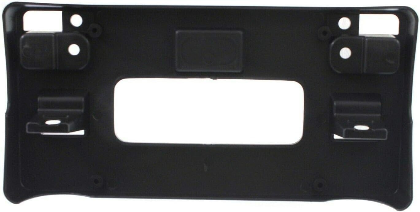Front License Plate Bracket Textured Direct Replacement Compatible with 2008-2012 Honda Accord HO1068112 71145TA0A00