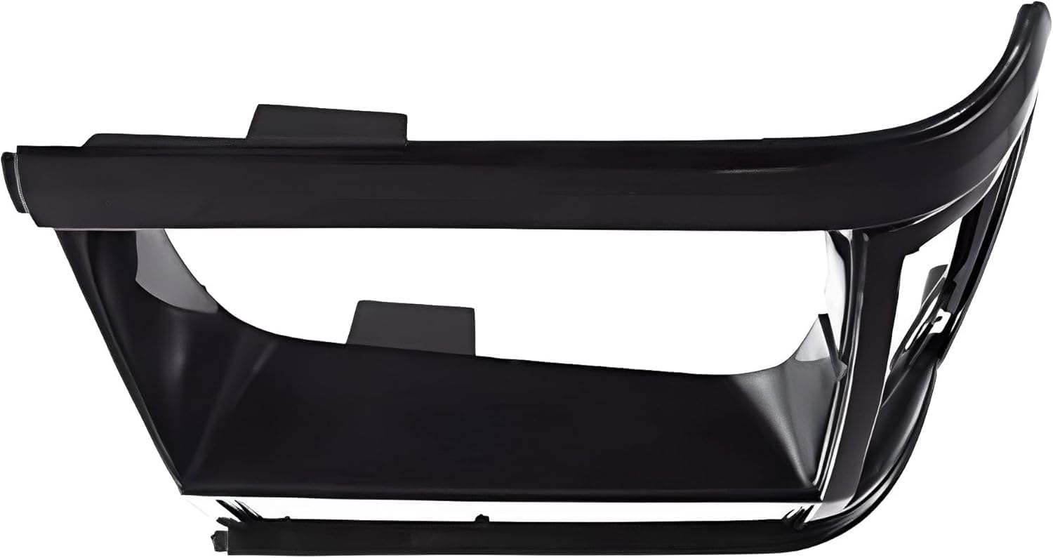 Front Head Light Door Bezels Primed Plastic Right Passenger & Left Driver Side Direct Replacement Compatible With Jeep Cherokee 1991-1996 / Comanche 1991-1992 CH2513124 CH2512124