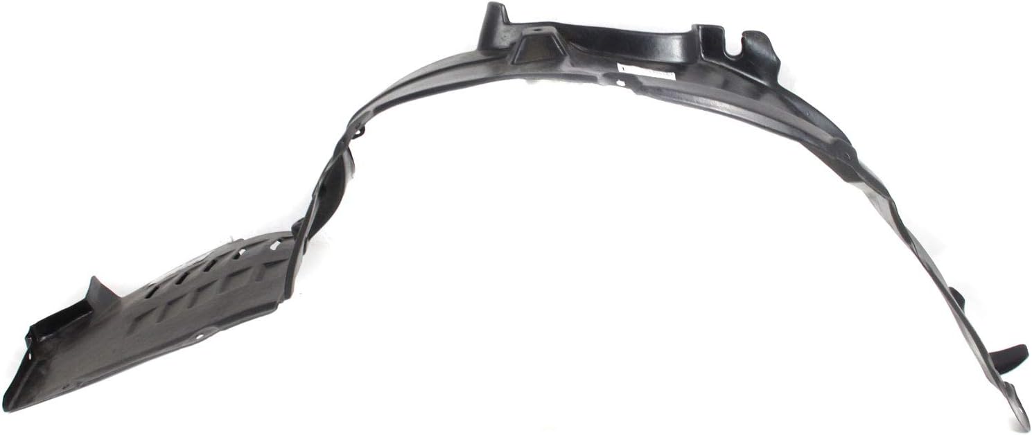 Front Fender Liner Left Driver Side Direct Replacement Compatible With 2006-2011 Mitsubishi Endeavor MI1250110 5370A397