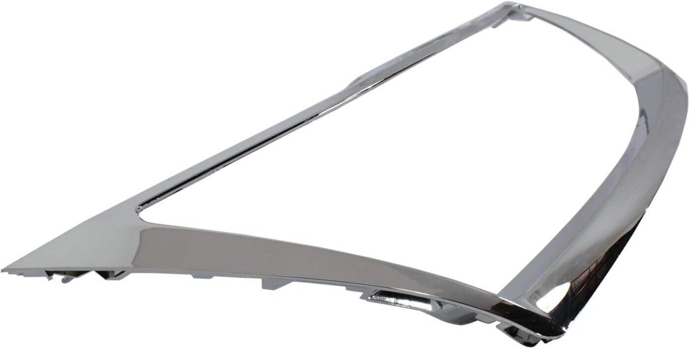 Front Center Main Grille Trim Molding Chrome Direct Replacement Compatible With 2010-2012 Lexus ES350 LX1210103 5311133350