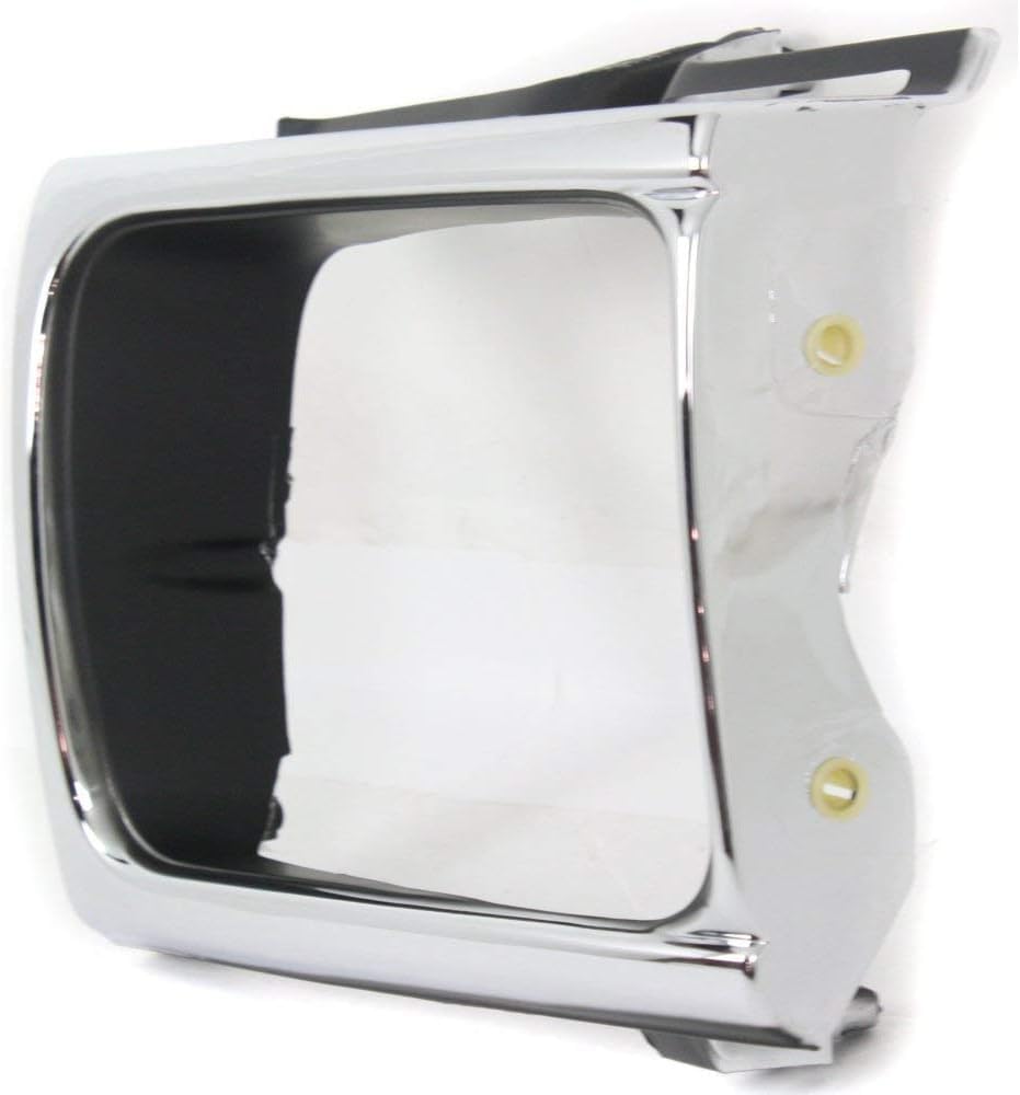 AUTOS PARTS PLUS Front Grille Chrome Shell/Painted Black Insert + Head Light Door Bezels Left Driver & Right Passenger Side Direct Replacement Compatible With 1992-1995 Toyota Pickup TO2512116