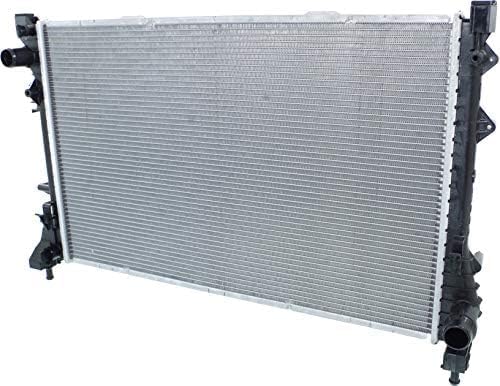 Front Radiator Aluminum Core Direct Replacement Compatible With 2012-2019 Fiat 500 FI3010100 55111352AA