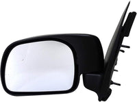 Front Mirror Non-Towing Manual Adjust Left Driver Side Direct Replacement Compatible With 1999-2010 Ford F-Series Super Duty FO1320209 F81Z17683AAB