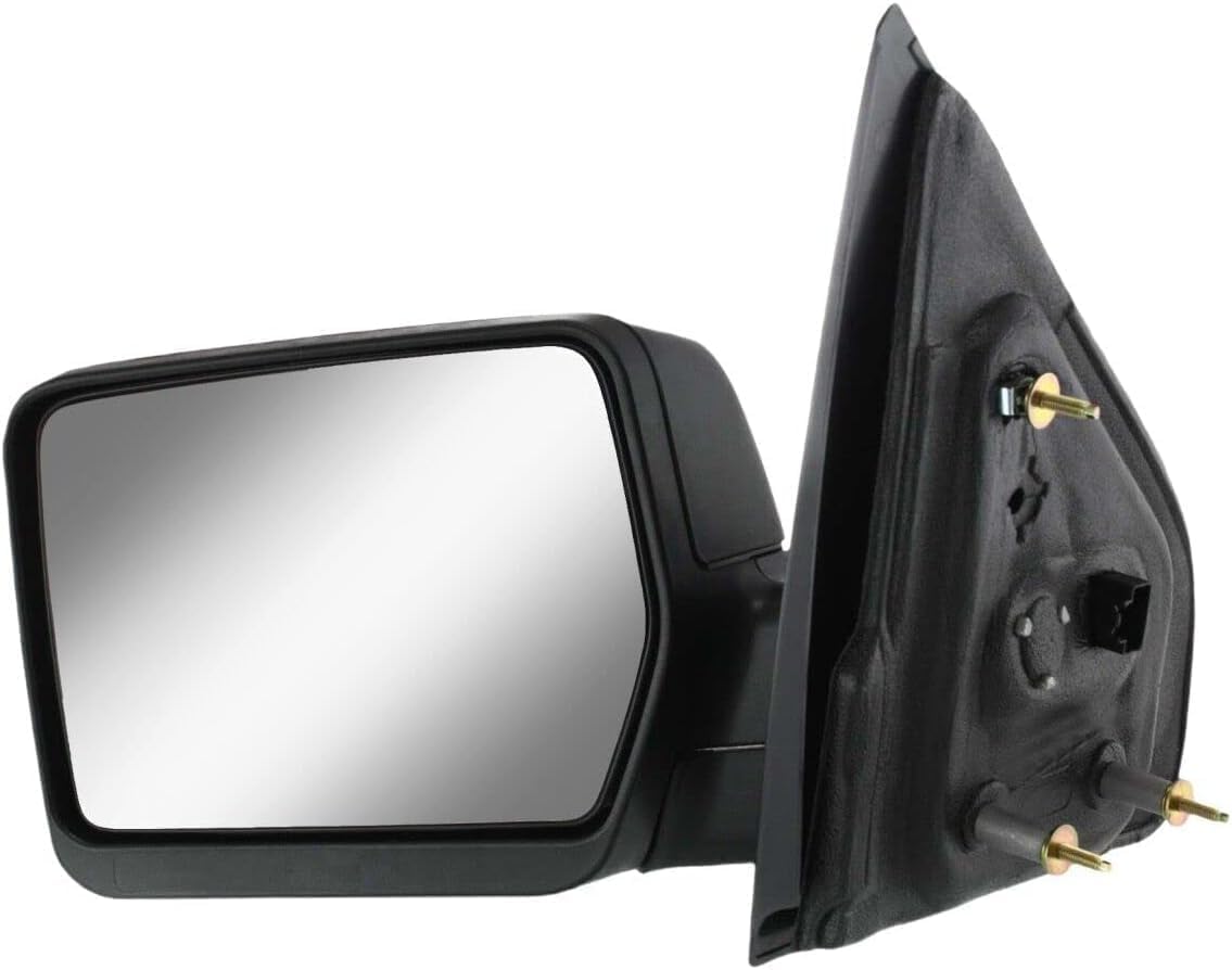 AUTOS PARTS PLUS Set Of 2 Front Power Mirror Manual Folding Heated Textured Left Driver & Right Passenger Side Direct Replacement Compatible With 2004-2008 Ford F-150 FO1320233 FO1321233 8L3Z17683EA