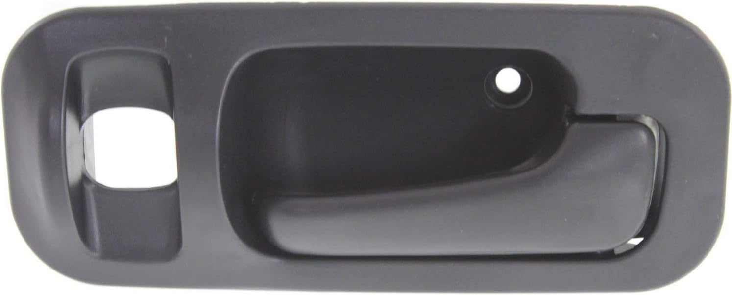 Set of 2 Rear Interior Door Handle Textured with Hole Right Passenger & Left Driver Side Direct Replacement Compatible with 1992-1995 Honda Civic / 1995-1997 Odyssey 72620SR4J02ZB