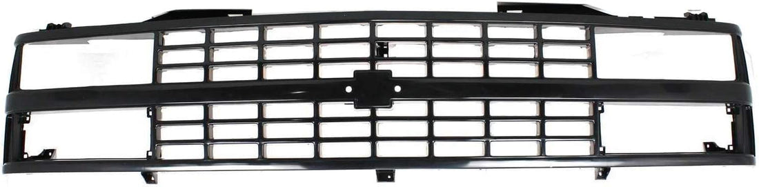 Front Grille Primed Shell And Insert Plastic Direct Replacement Compatible With 1988-1993 Chevrolet / 1992-1993 Blazer C/K-Series GM1200228 88960431