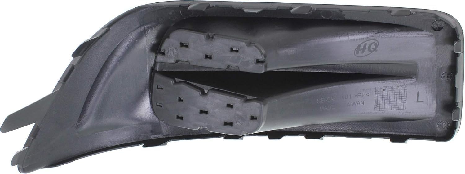Front Fog Light Cover Textured Left Driver Side Direct Replacement Compatible With 2010-2012 Subaru Outback SU1038102 57731AJ55A