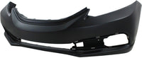 Front Bumper Cover Primed Direct Replacement Compatible With 2013-2015 Honda Civic Sedan HO1000290 04711TR3A50ZZ