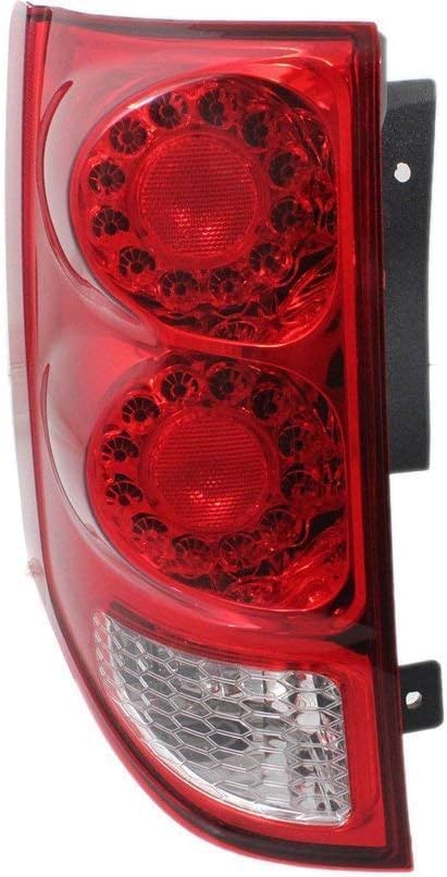Set Of 2 Tail Light Assembly Left Driver & Right Passenger Side Direct Replacement Compatible With 2017-2019 Dodge Grand Caravan CH2801199 CH2800199 5182534AE 5182535AD