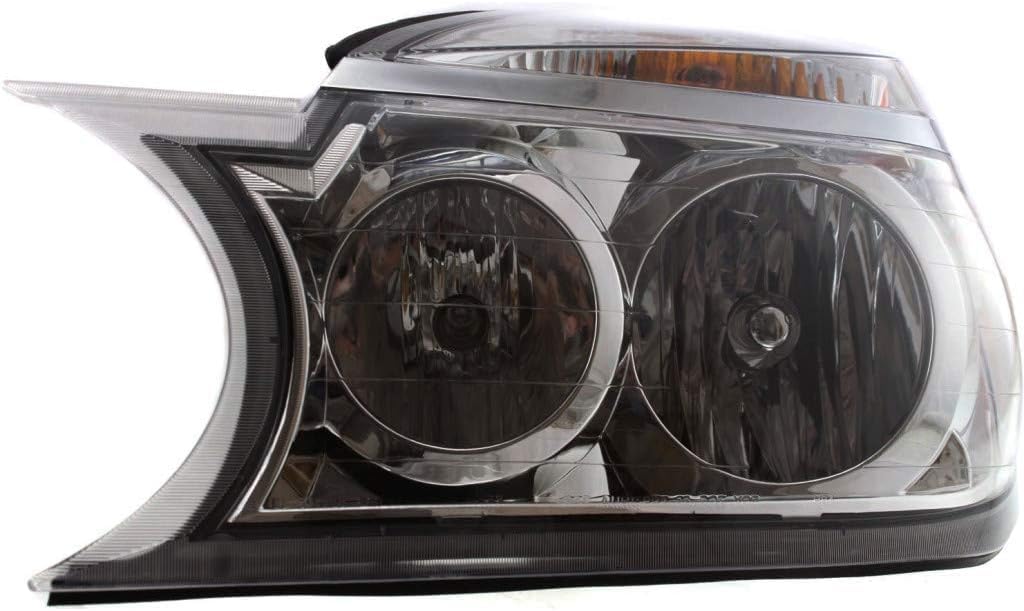Set Of 2 Front Head Light Assembly Plastic Left Driver & Right Passenger Side Direct Replacement Compatible With 2004-2007 Buick Rendezvous GM2502245 GM2503245 10342801 10342802