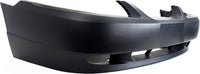 Front Bumper Cover Primed With Fog Light Holes Direct Replacement Compatible With 1999-2004 Ford Mustang FO1000439 YR3Z17D957GA