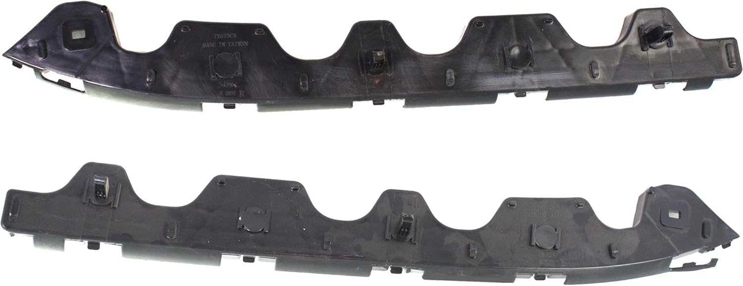Set Of 2 Rear Bumper Cover Support Bracket Left Driver & Right Passenger Side Direct Replacement Compatible With 2004-2010 Toyota Sienna TO1167113 TO1166113 52575AE010 52576AE010