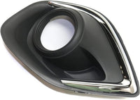 Front Fog Light Molding Chrome Right Passenger Side Direct Replacement Compatible With 2013-2015 Mitsubishi Outlander Sport/RVR MI1039116 8321A516