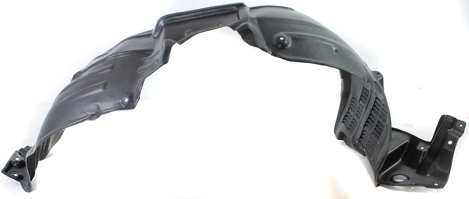 Front Fender Liner Left Driver Side Direct Replacement Compatible With 2010-2013 Lexus RX350 / 2010-2012 RX450h LX1248110 538060E020