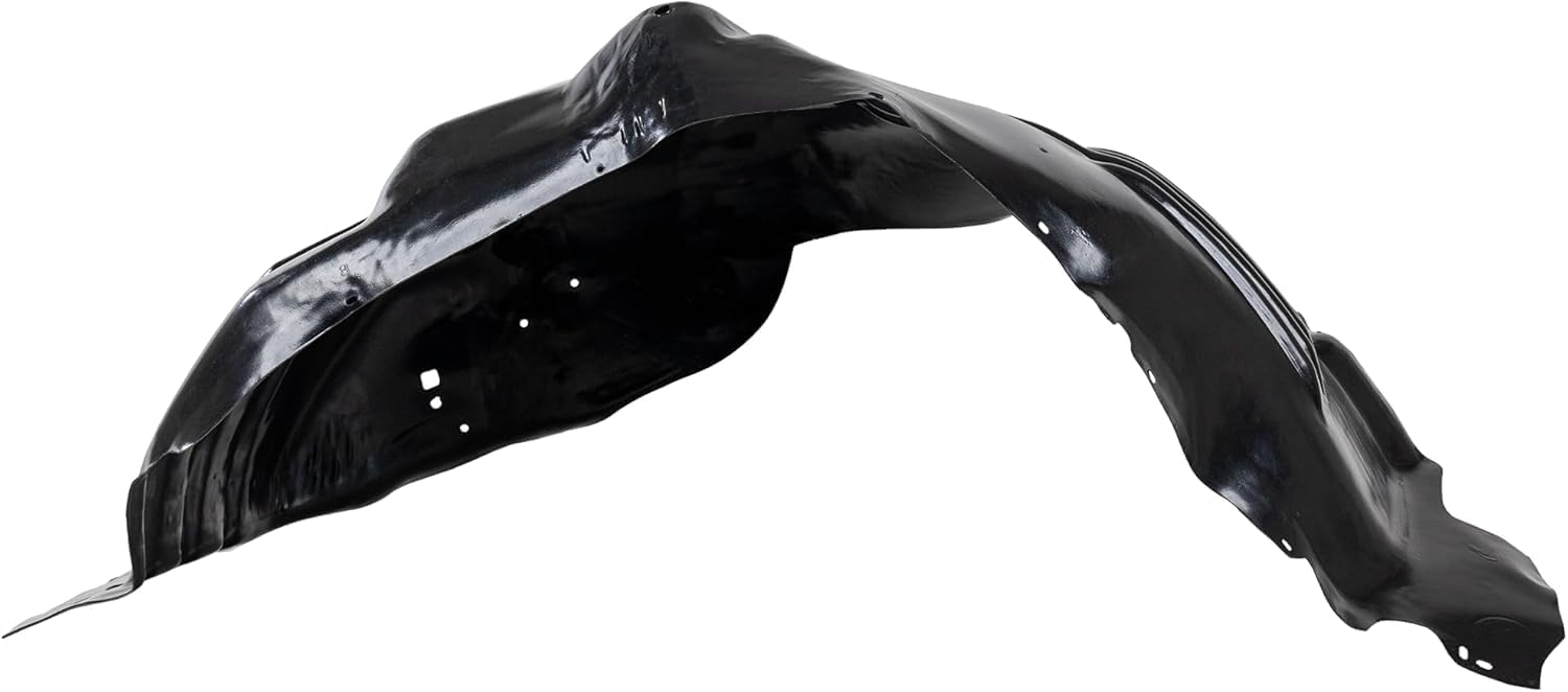 Front Fender Liner Left Driver Side Direct Replacement Compatible With 1987-1997 Ford F-Series FO1246104 F4TZ16055A