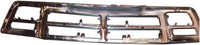 Front Grille Surround Frame Chrome Plastic Direct Replacement Compatible With 1991-1993 Dodge Full Size Pickup CH1200137 83506568AB