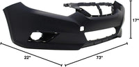 AUTOS PARTS PLUS Front Bumper Cover Primed Direct Replacement Compatible With 2016-2018 Nissan Altima NI1000311 620229HS0H