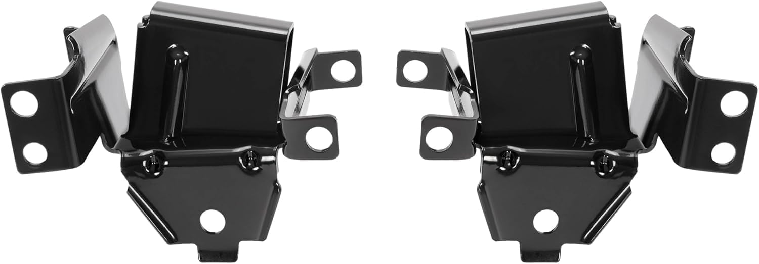 Set Of 2 Front Bumper Inner Bracket Steel Left Driver & Right Passenger Side Direct Replacement Compatible With 2007-2013 GMC Sierra 1500 GM1066185 GM1067185 22767057 22767056