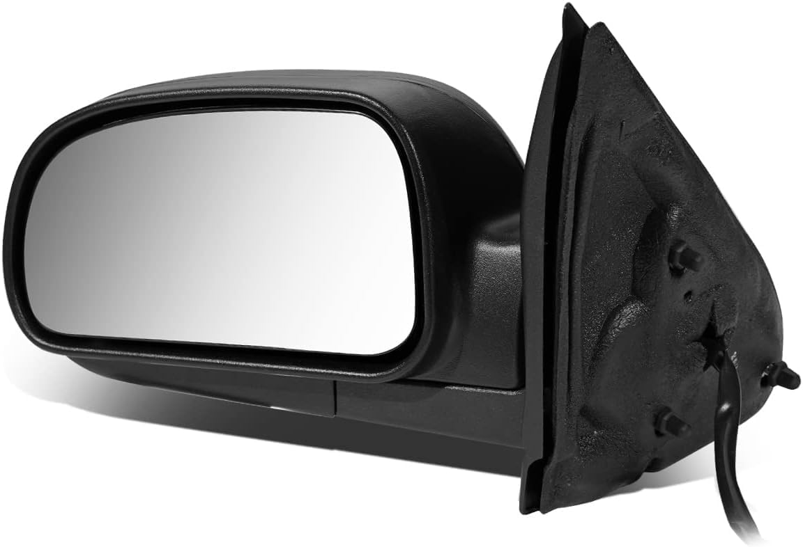 Front Power Mirror Manual Folding Non-Heated Left Driver Side Direct Replacement Compatible With 2006-2009 GMC Envoy GM132042915808571