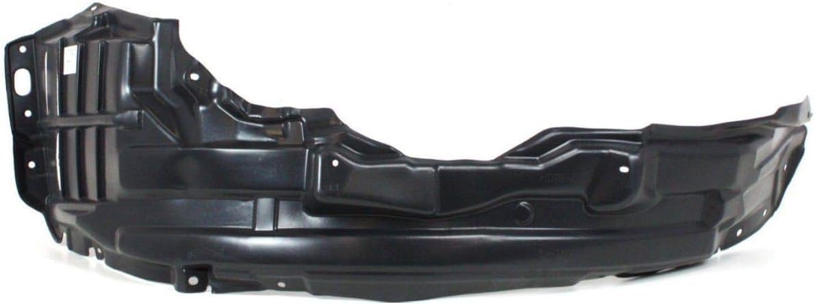 Front Fender Liner Left Driver Side Direct Replacement Compatible With 2007-2013 Mitsubishi Outlander MI1248122 5370A953