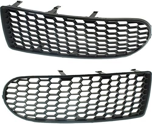 Set Of 2 Front Fog Light Cover Primed Right Passenger & Left Driver Side Direct Replacement Compatible With 2006-2010 Volkswagen Beetle VW1039150 VW1038150 1C0807683H01C 1C0807684A01C