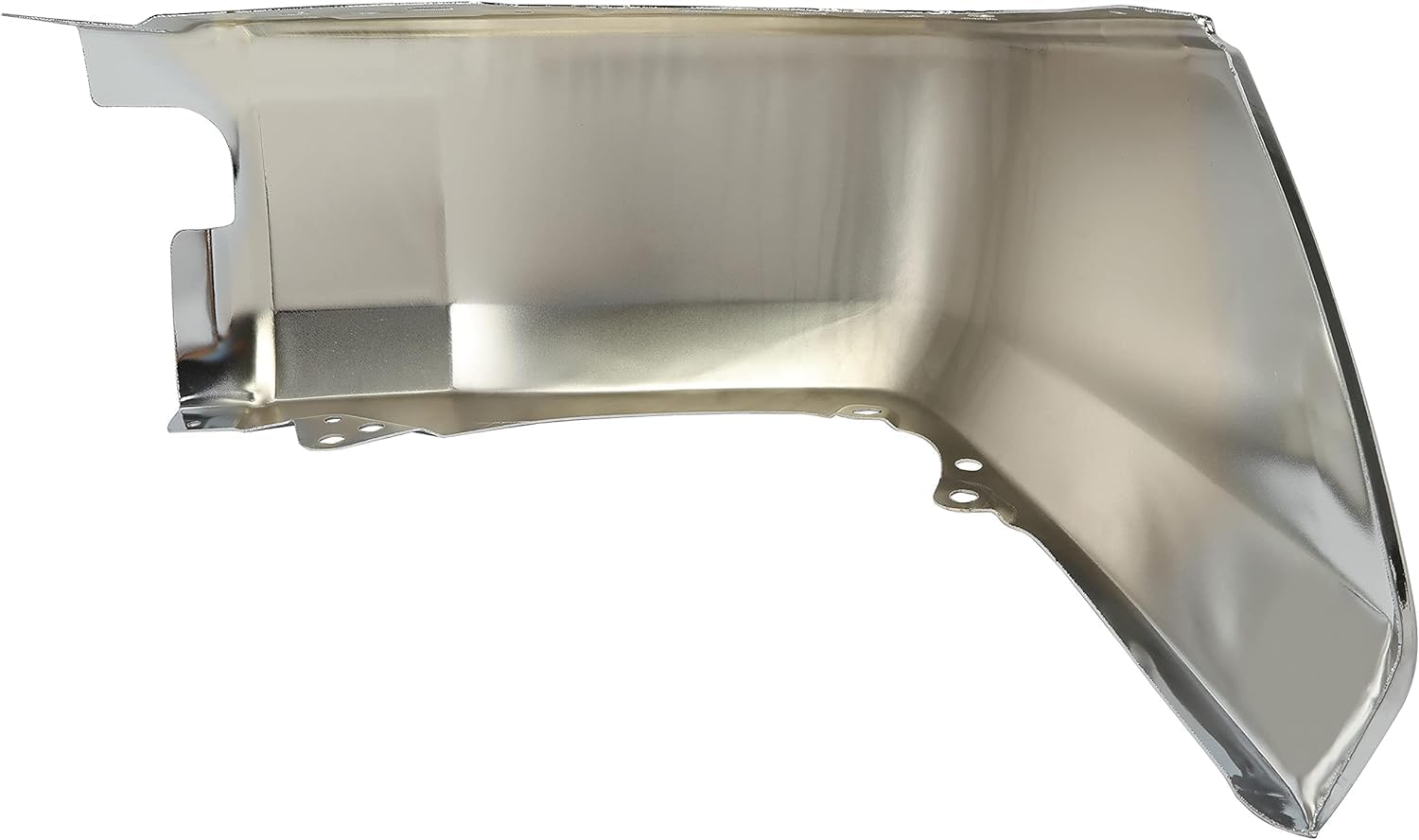 Rear Bumper End Cap Chrome Steel Left Driver Side Direct Replacement Compatible With 2014-2021 Toyota Tundra TO1104123 521520C030