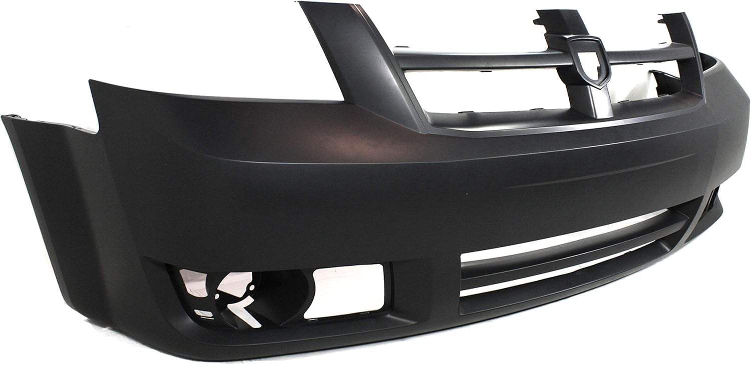 Front Bumper Cover Primed Without Fog Light Cover Direct Replacement Compatible With 2008-2010 Dodge Grand Caravan CH1000924 1AG01TZZAB 1AG01TZZAA 1AG01TZZ