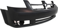 Front Bumper Cover Primed Without Fog Light Cover Direct Replacement Compatible With 2008-2010 Dodge Grand Caravan CH1000924 1AG01TZZAB 1AG01TZZAA 1AG01TZZ