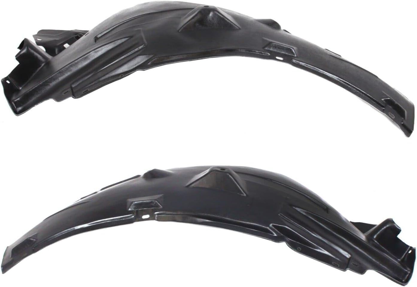 Set Of 2 Front Fender Liner Rear Section Left Driver & Right Passenger Side Direct Replacement Compatible With 2008-2013 Infiniti G37 IN1249113 IN1248113 63842JL00A 63843JL00A