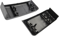 Set of 2 Front Bumper Molding Textured Left Driver & Right Passenger Side Direct Replacement Compatible With 2009-2014 Ford F-150 FO1053100 9L3Z17E810B