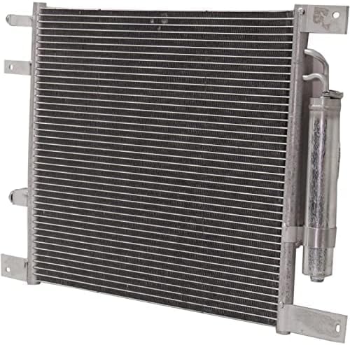 Front AC Condenser Aluminum Core Direct Replacement Compatible With 2012-2019 Nissan Versa / 2014-2019 Note NI3030169 921009EK0A