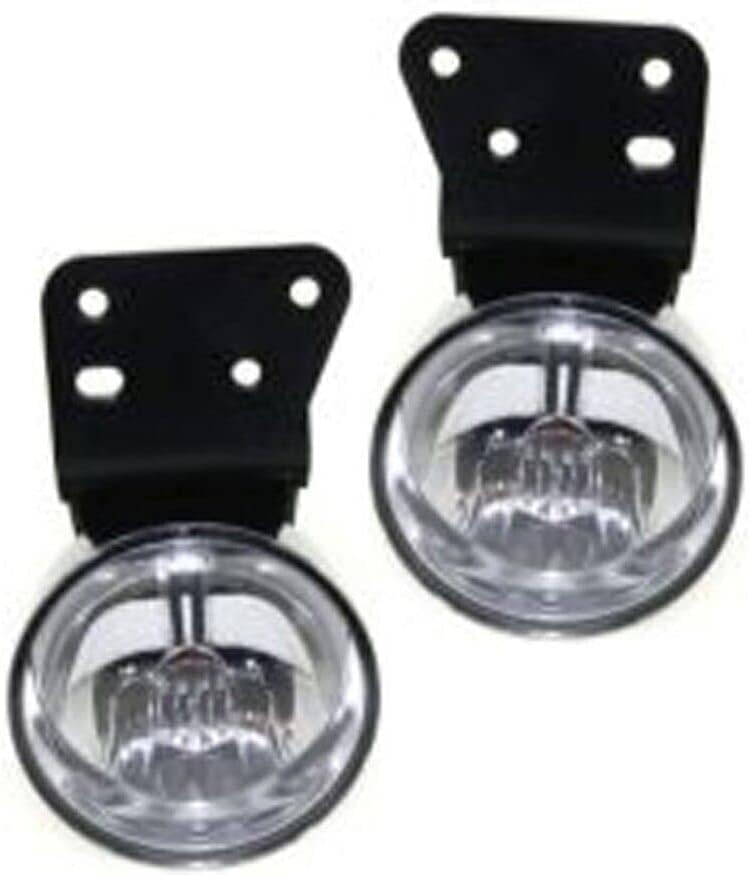 Set Of 2 Front Fog Light Assembly Left Driver & Right Passenger Side Direct Replacement Compatible With 1999-2005 Grand Am GM2593111 GM2592111 22613881 22613882