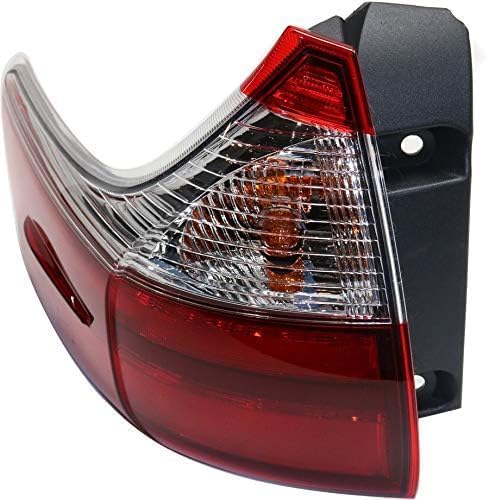 Tail Light Outer Assembly Left Driver Side Direct Replacement Compatible With 2015-2019 Toyota Sienna TO2804123 8156008050