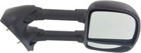 AUTOS PARTS PLUS Set Of 2 Front Manual Towing Mirror Manual Folding Non-Heated Textured Left Driver & Right Passenger Side Direct Replacement Compatible With 1999-2007 Ford F-Series Super Duty
