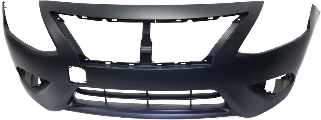AUTOS PARTS PLUS Front Bumper Cover Primed Without Chrome Insert Direct Replacement Compatible With 2015-2018 Nissan Versa NI1000299 FBM229KM0J