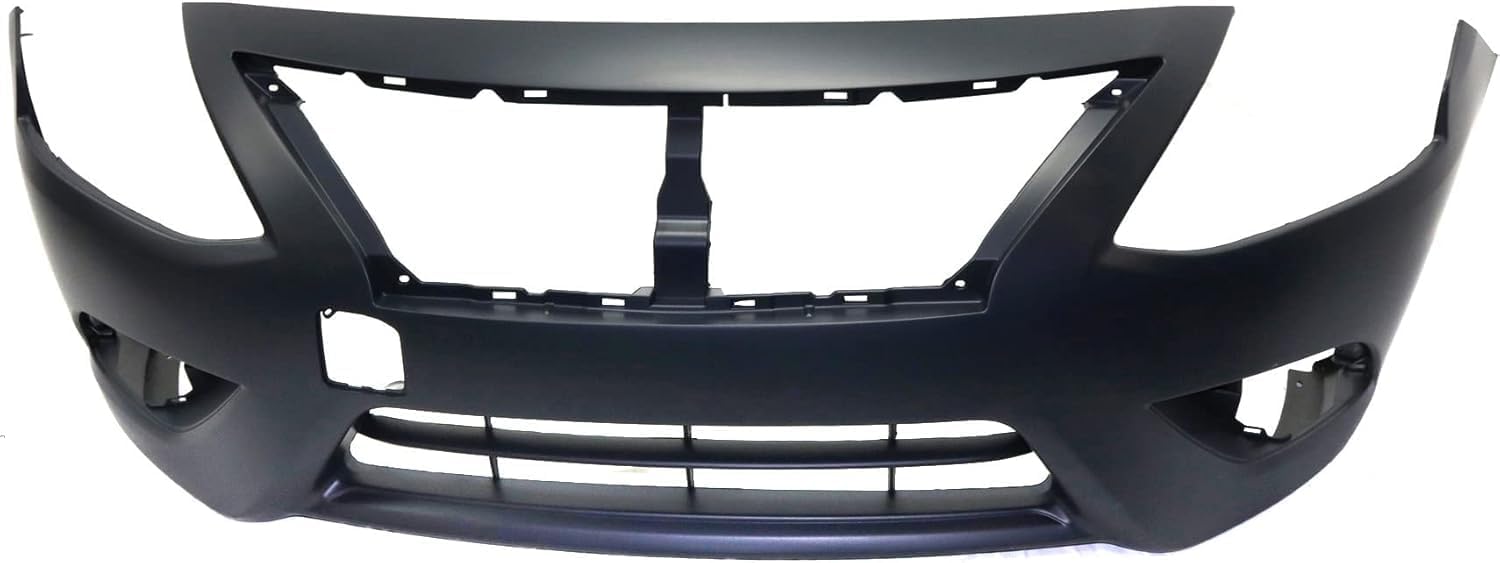 AUTOS PARTS PLUS Front Bumper Cover Primed Without Chrome Insert Direct Replacement Compatible With 2015-2018 Nissan Versa NI1000299 FBM229KM0J