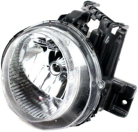 Set Of 2 Front Head Light Assembly Plastic Left Driver & Right Passenger Side Direct Replacement Compatible With 2011-2014 Nissan Juke NI2503201 NI2502201 260101KM0A 260601KM0A