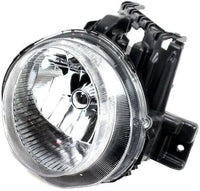 Set Of 2 Front Head Light Assembly Plastic Left Driver & Right Passenger Side Direct Replacement Compatible With 2011-2014 Nissan Juke NI2503201 NI2502201 260101KM0A 260601KM0A