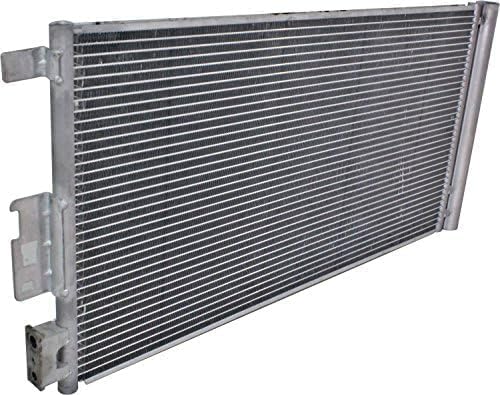 Front A/C Condenser Aluminum Core Direct Replacement Compatible With 2004-2012 Chevrolet Malibu / 2005-2010 Pontiac G6 / 2007-2009 Saturn Aura GM3030255 20820058 20820057