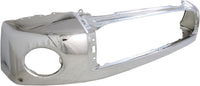 Front Bumper Steel Chrome With Park Assist Sensor Holes Direct Replacement Compatible With 2007-2013 Toyota Tundra TO1002181 521110C901