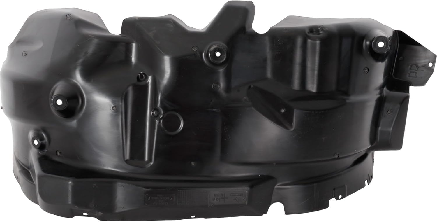 Front Fender Liner Right Passenger Side Direct Replacement Compatible With 2022-2023 Nissan Frontier NI1249185 638409BU1A