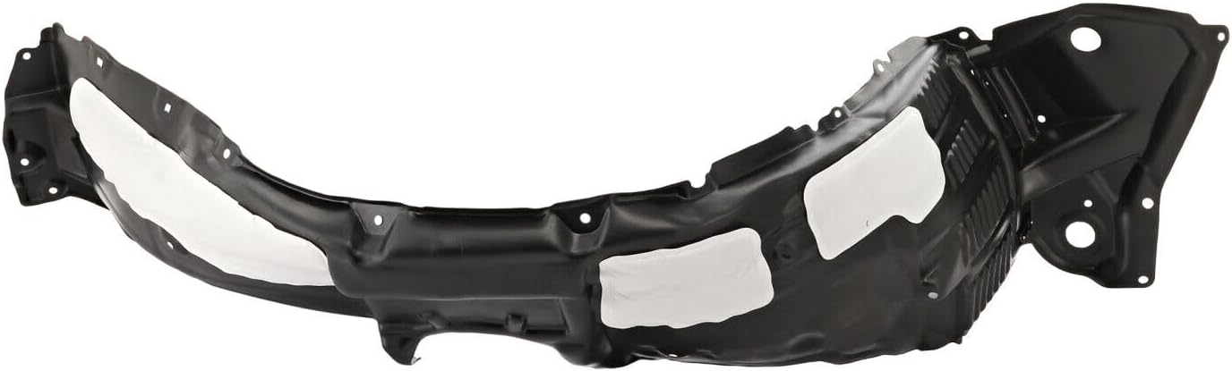 Front Fender Liner Left Driver Side Without Insulation Foam Direct Replacement Compatible With 2014-2016 Toyota Highlander TO1248195 538060E120