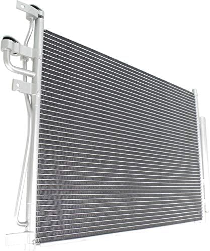 Front A/C Condenser Aluminum Core Direct Replacement Compatible With 2008-2010 Saturn Vue / 2012-2015 Chevrolet Captiva Sport GM3030277 20759645