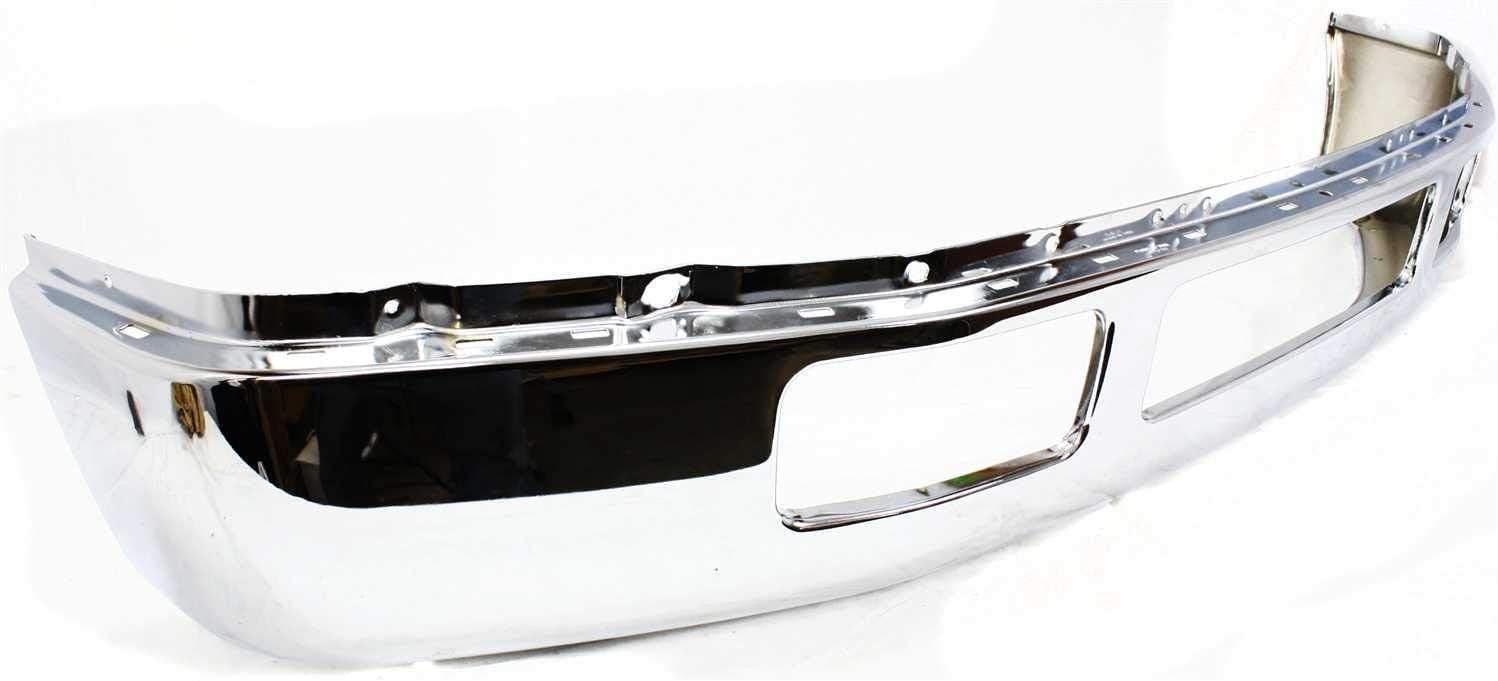 Front Bumper Chrome Steel Direct Replacement Compatible With 2005-2007 Ford F-Series Super Duty FO1002392 5C3Z17757BA