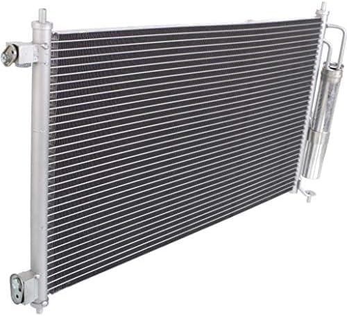 Front A/C Condenser Aluminum Core Direct Replacement Compatible With 2007-2012 Nissan Versa / 2009-2014 Cube NI3030163 92100ZW40D