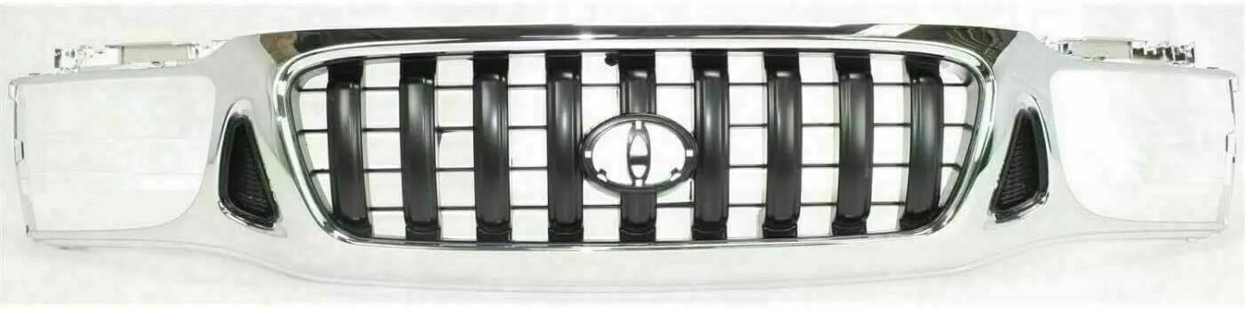 AUTOS PARTS PLUS Front Bumper + Grille + Fillers + Valance + Reinforcement + Head & Corner Lights + Fog Lamp + Bracket Set Of 5 LH & RH Side Direct Replacement Compatible With Toyota Tacoma 2001-2004