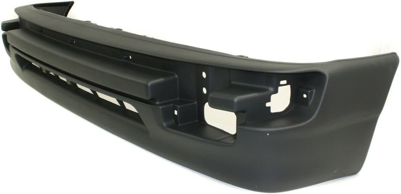 Front Bumper Chrome + Lower Valance Textured + Signal Light Left Driver & Right Passenger Side Direct Replacement Compatible With 1998-2000 Toyota Tacoma TO1095171 TO2530122 TO2531122