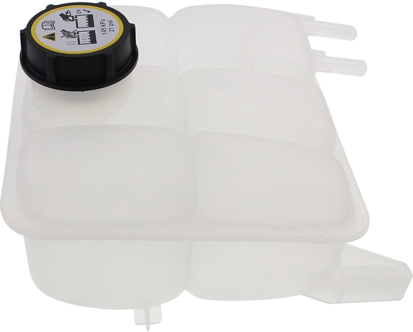 Front Coolant Reservoir Tank With Cap Direct Replacement Compatible With 2004-2013 Mazda 3 MA3014111 LF8B15350B-PFM