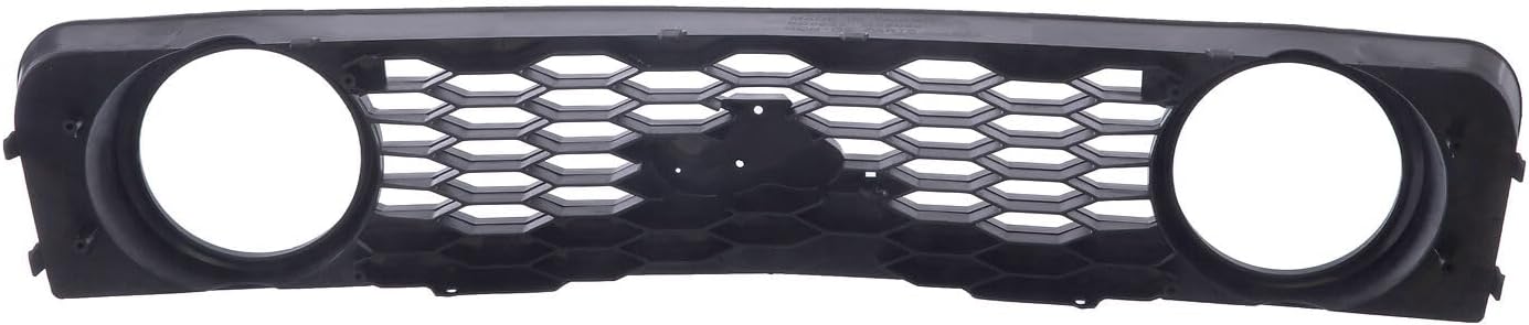 Front Grille Textured Black Shell & Honeycomb Insert Direct Replacement Compatible With 2005-2009 Ford Mustang FO1200422 6R3Z8200BA