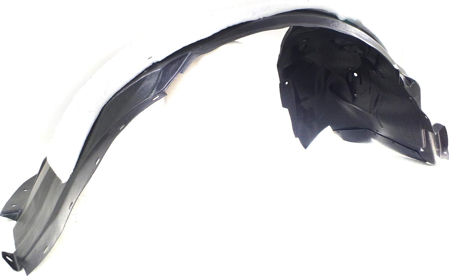 Front Fender Liner Right Passenger Side Direct Replacement Compatible With 2013-2016 Lincoln MKZ FO1249168 DP5Z16102A